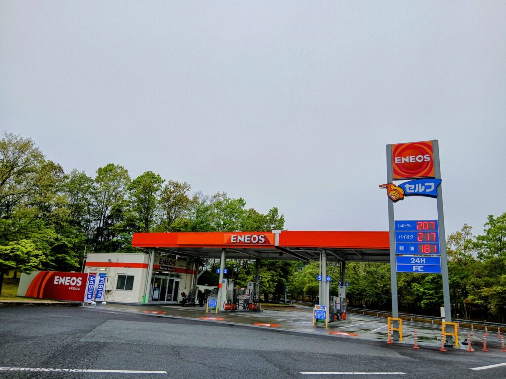 メビウス21の回送中に給油した中郷SAのGS