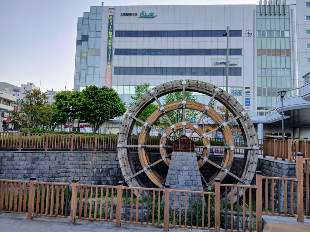 メビウス21の回送中に訪れた上田駅