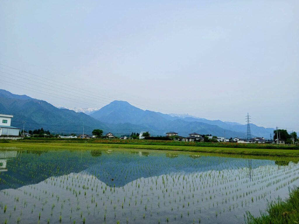 安曇野の穂高